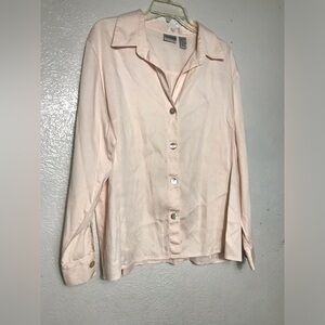 Chicos Rose Pale Cotton Blouse Top 3